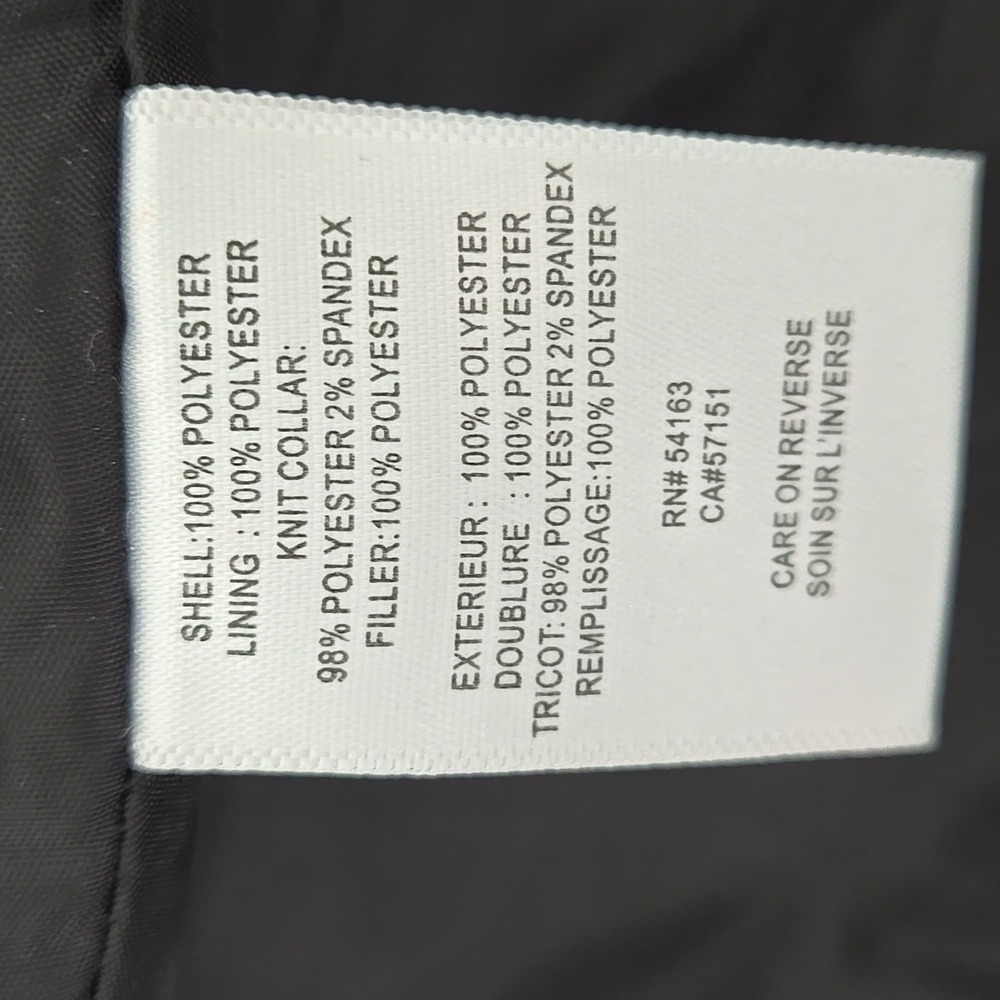 LAST CHANCE!  Calvin Klein Women's Quilted Black Hooded Jacket - Picture 16 of 16